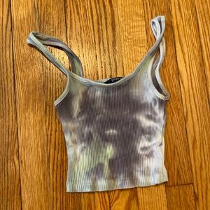 Tie-dye cropped top